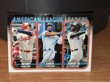 2024 Topps Series 1 #179 American League Home Run Leaders Ohtani Garcia Robert 