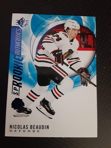2020-21 SP Hockey ROOKIE AUTHENTICS Parallel BLUE # 133 NICOLAS BEAUDIN - 第 1/1 張圖片