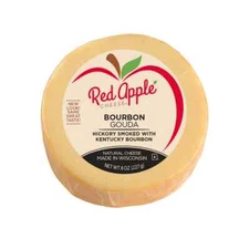 Hickory Smoked Bourbon Gouda - Red Apple Cheese-  2 x 8 ounce