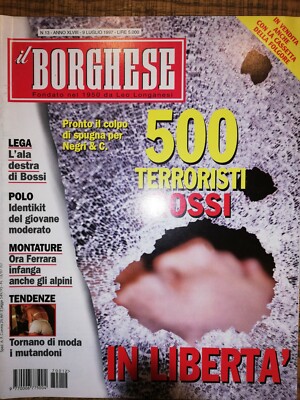 der Bourgeois gegründet 1950 von Leo Longanesi Nr. 13 9. Juli 1997 