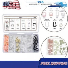 70X Fuel Line Retainer Clip Assortment Connections For Ford Car Accessories US