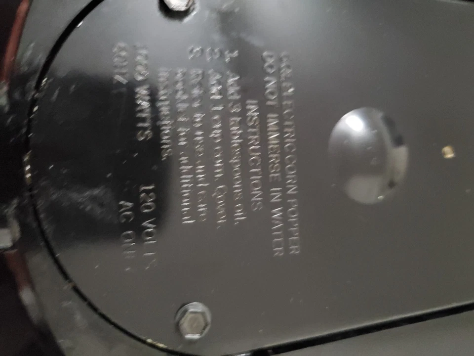 Винтажный West Bend Stir Crazy 6 кварт кукурузный поппер. Черная и прозрачная крышка - Изображение 4 из 4