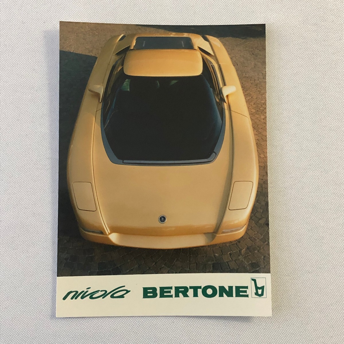 Bertone Nivola Concept Car Factory Press Photo Photograph Print