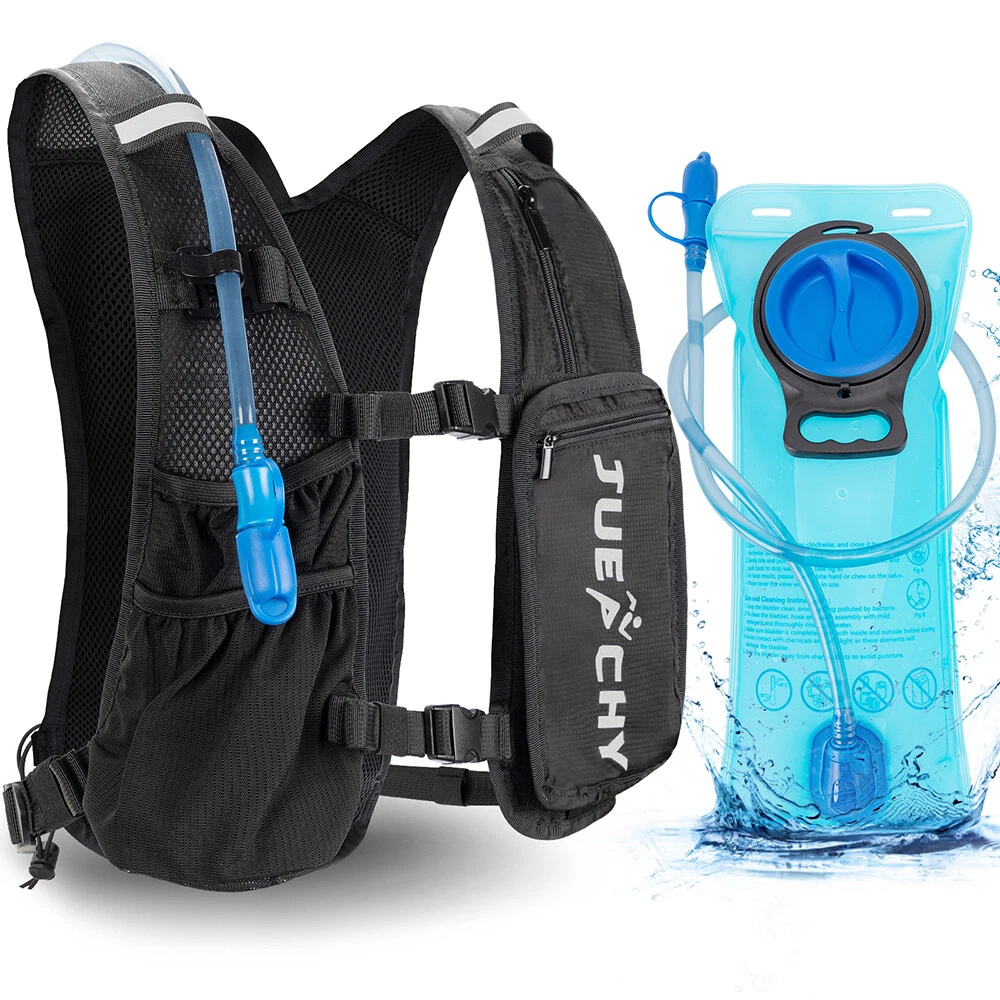 Running Vest Lightweight for Men: Hydration Backpack with 2L Water Bladder
Opens in a new window or