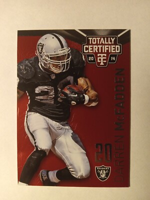 2014 Panini Totally Certified Red #d/100 Darren McFadden #67 Raiders Free Ship!!