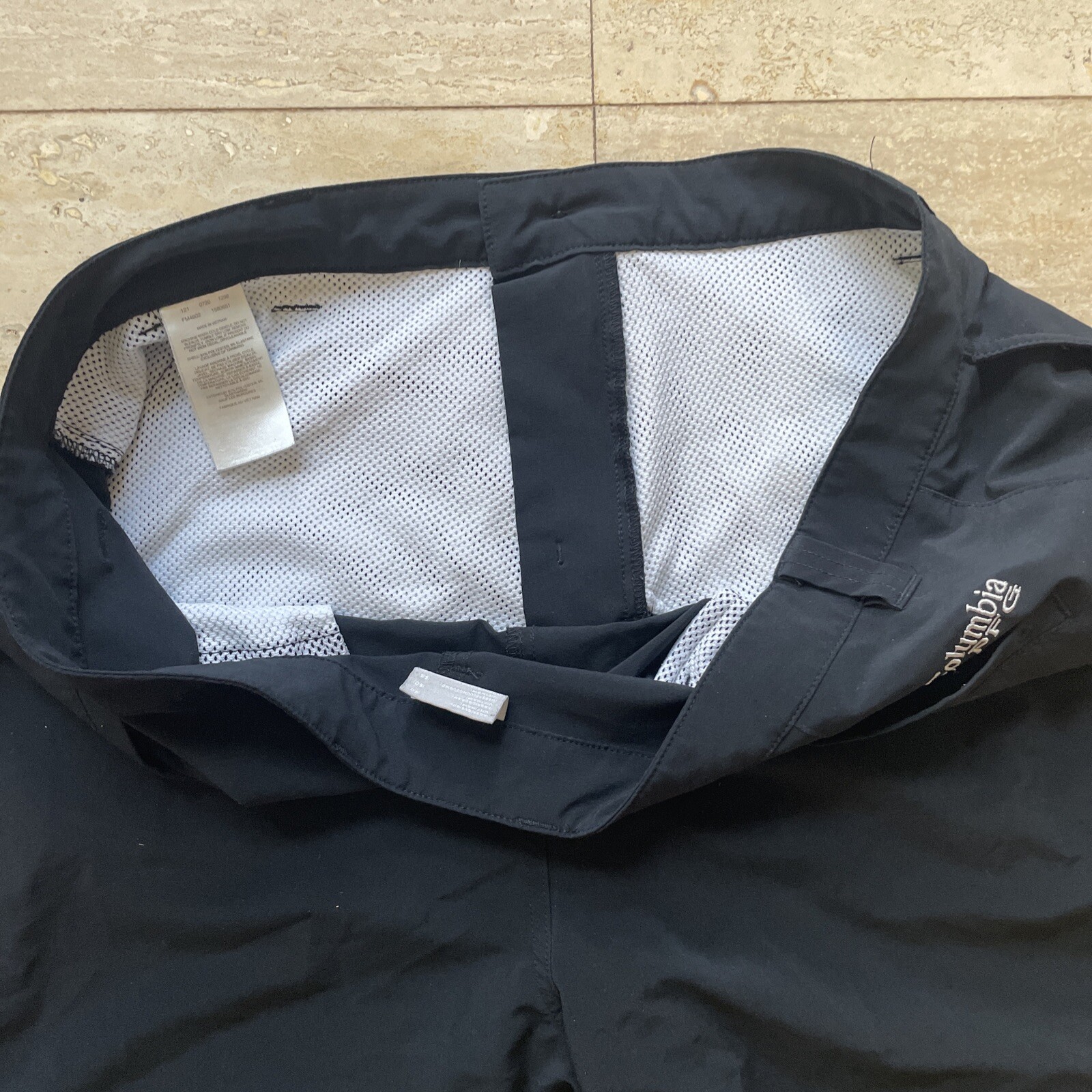 Columbia Shorts Mens 40 Black PFG Omni Shield Hybrid Fishing Boating Golfing 10” thumbnail 5