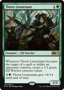 Thorn Lieutenant - Foil x1 - Magic 2019 - NM-Mint, English - Magic 2019