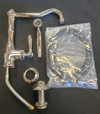 Rohl Kitchen Faucet W/Sidepsray Polished Nickel RA3650LMWSPN2
