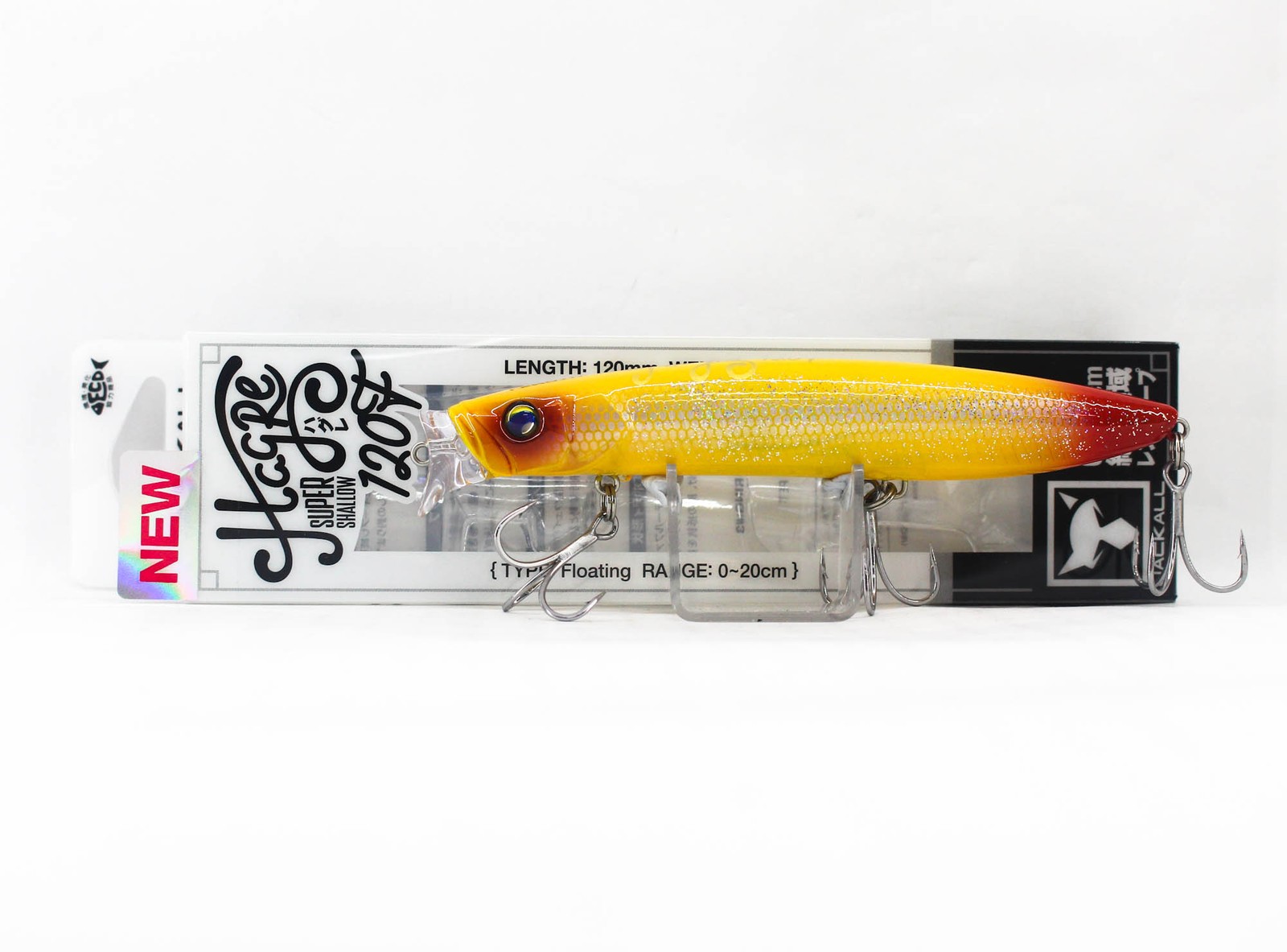 Jackall Hagre 120F Floating Lure Classical Yellow (8103)