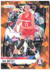 Nia Coffey Panini Prizm WNBA - Ice Orange Prizms 71 2024 Atlanta Dream