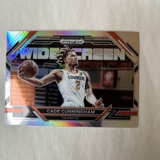 2023-24 Panini Prizm Draft Picks - Widescreen Cade Cunningham #19 Silver Prizm