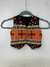 Native American Seminole Miccosukee Patchwork Handmade Colorful Vest Child 24