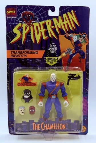 ToyBiz Spider-Man Animated Series The Chameleon Action Figure VTG 1995 Sealed