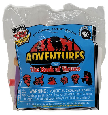 Wendy's Kids' Meal Toy 1998 Adventures from the Book of Virtues Open Book Viewer