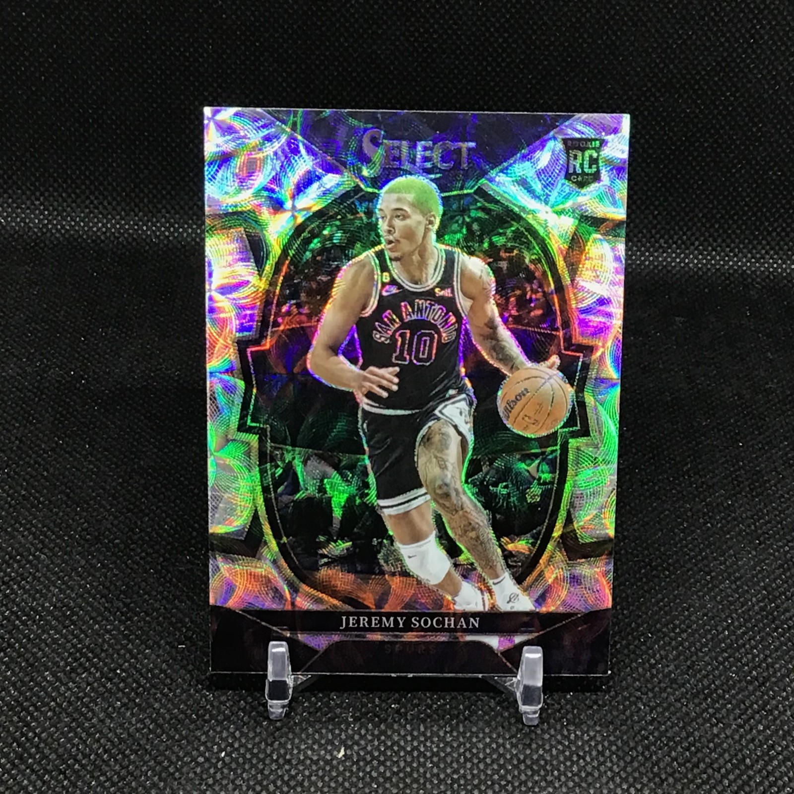 2022-23 Panini Select - Concourse Jeremy Sochan #86 Scope Prizm (RC)