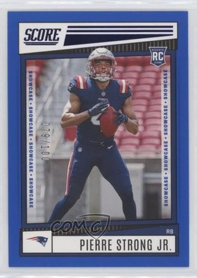 2022 Score Rookies Showcase 79/100 Pierre Strong Jr #337 Rookie RC e6p