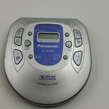 Panasonic SL-SX289V Portable CD Player FM/AM Radio No Skip 40s Anti-Skip TESTED