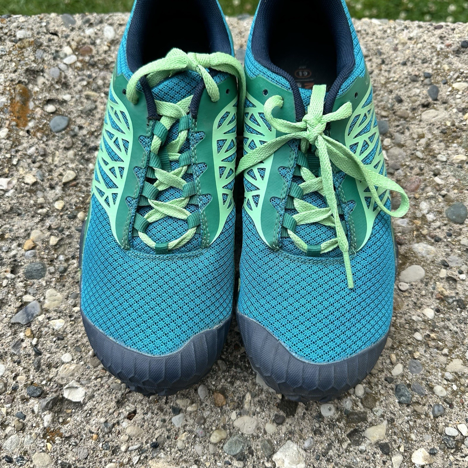 Scarpe Merrell donna Allout Terra Light Vibram escursionismo verde brillante taglia 7 5