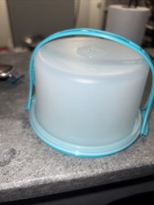 Tupperware Toys Harvest Teal Cake Container (Spatula not included) 1498-1~NEW