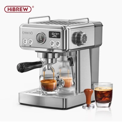 HiBREW H10A Semi Automatic Espresso Coffee Machine 20 bar Pressure Milk Steamer