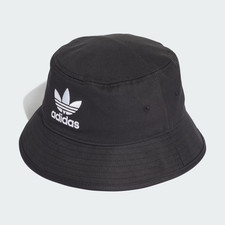Adidas Originals Mens Black Bucket Hat Fishermans Sun BNWT OSFM