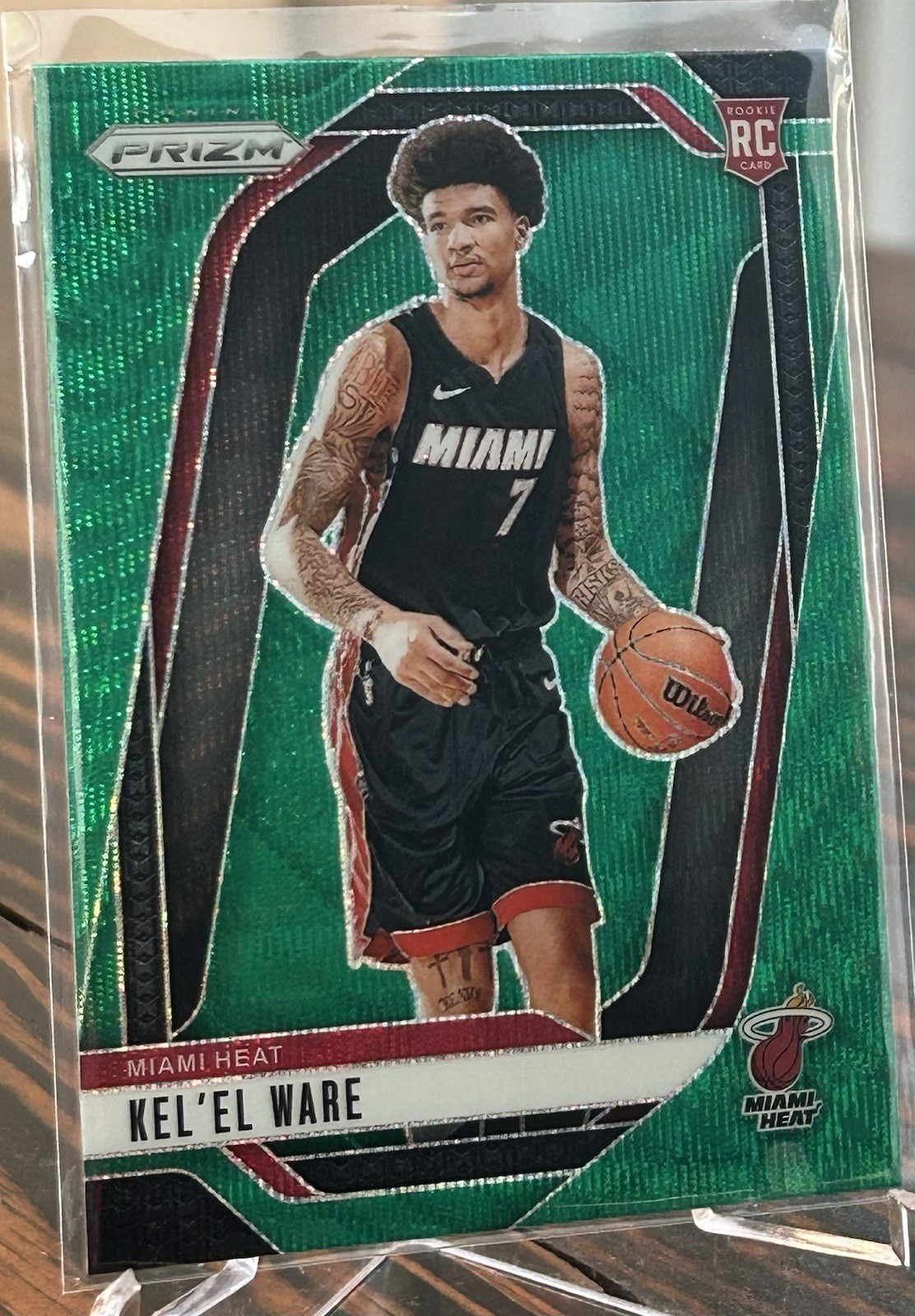 2024-25 Panini Prizm - Kel'el Ware Rookie #248 Green Wave Prizm