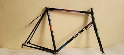 Vintage Steel Road Frame & Fork – 60cm – Custom Paint – Retro