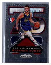 2021-22 Panini Prizm #14 Stephen Curry NBA 75th Logo Retail