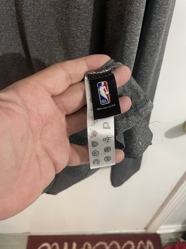 New Orleans Pelicans NBA Quarter Zip Long Sleeve Shirt Gray Polyester XXL Good - Picture 8 of 10