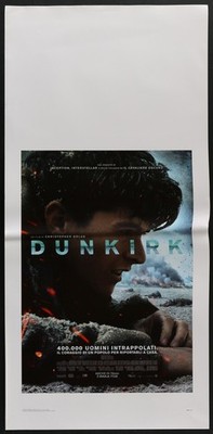 DUNKIRK 2017 Original Italian Movie Poster Locandina Christopher Nolan Tom Hardy