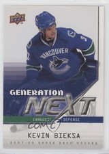 2007-08 Upper Deck Generation Next Kevin Bieksa #GN22 17ex