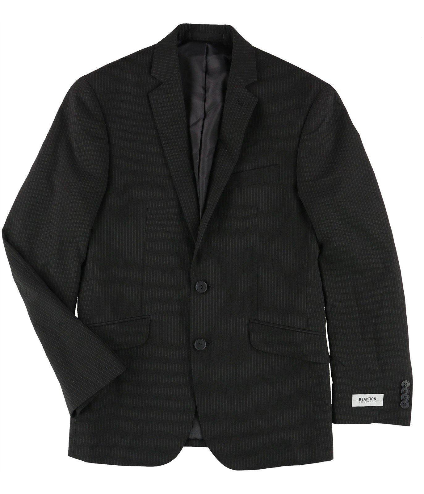 Kenneth Cole Mens Stripe Two Button Blazer Jacket 16390₽