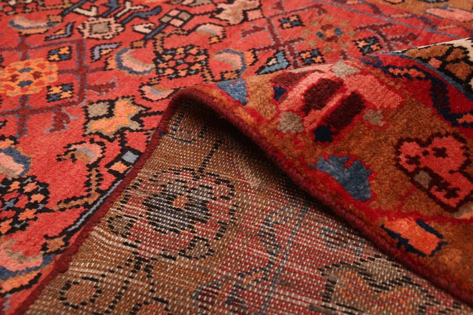 Vintage Hand-knotted Runner Rug 3'0" x 9'5" Traditional Oriental Wool Carpet - Image 4 of 4