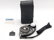  N MINT  Sekonic L-398M Studio Deluxe II Light Meter w/ Case Strap from Japan