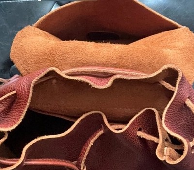 Portland Leather Bucket Backpack Shoulder Straps Thick  display picture 2
