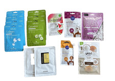 14 Lot Face Lip Thigh Masks Assorted-COSRX, Miss Spa, Freeman, Celavi More