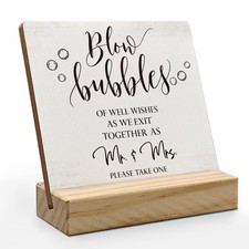 Wedding Bubbles Desk Decor, Wedding Decor, Bubbles for Wedding, Bubbles Weddi...