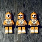 Lego Star Wars Mini Minifig Figurine Clone Bomb Squad Trooper Set of 3