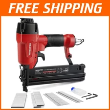 Versatile Brad Nailer and Crown Stapler - Ideal for Woodworking & Upholstery