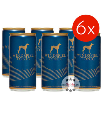 Windspiel Tonic Water / alkoholfrei / 6 x 0,2 L Dose inkl. 1,50   Pfand