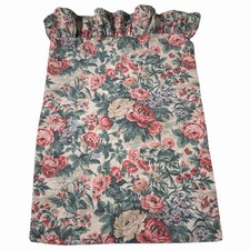 Vintage One Ralph Lauren Kipling Floral Ruffled Standard Pillowcase Multicolor