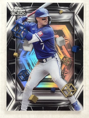 2025 Topps Chrome Mickey Mouse Dodgers Black Refractor /10 SSP