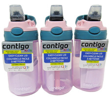 3-Pack Contigo Kids Autospout Cleanable 14oz Cup, Pink and Teal