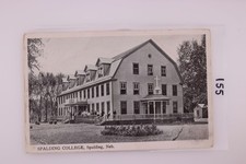 Spalding College Spalding NE Divided Back Postcard 1910s B/W View