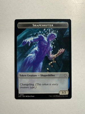 Salamander Warrior/Shapeshifter Token 4/1 MTG COM: The Lost Caverns of Ixalan