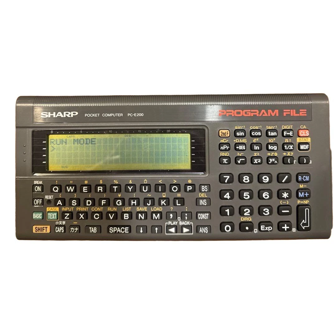 Sharp PC-1350 Pocket Computer - Ordinateur De Poche Vintage 1980s - Japon