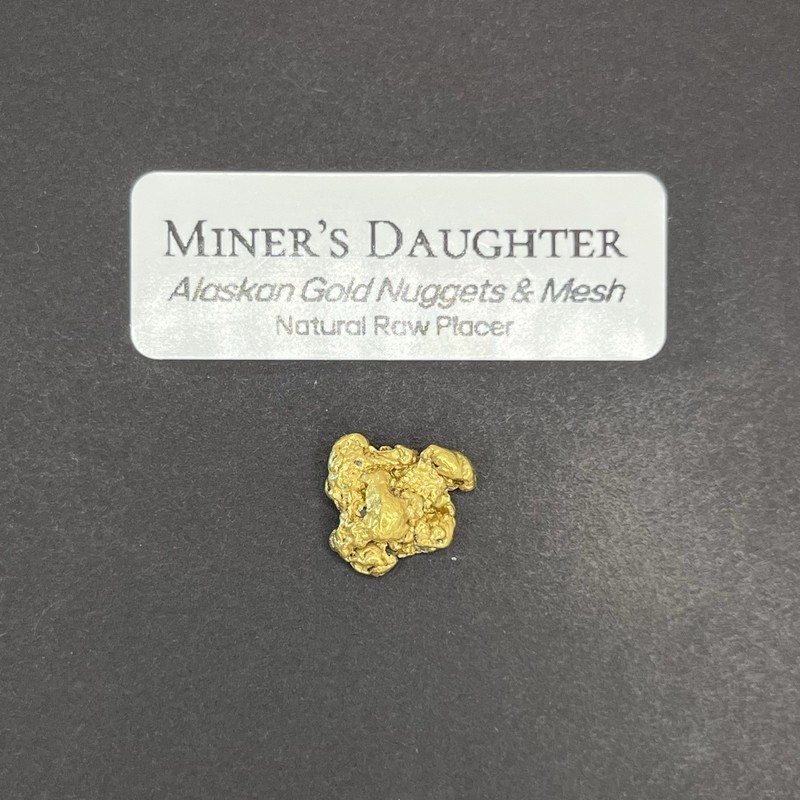 ALASKA GOLD NUGGETS - 2.24 grams - Natural Placer Raw Gold Hi Purity