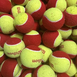 50 used red dot LOW COMPRESSION tennis balls Black Friday Deal