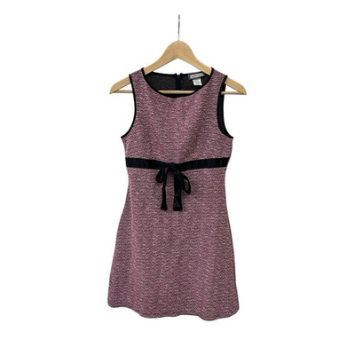 #ad #ad Y2K NWT Aqua Blue Pink Tweed Dress Preppy Twee M $15.00