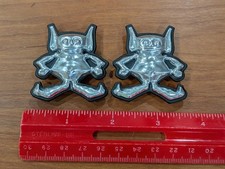 Set Of 2 - 1970 Amc Gremlin Metal Fender Emblem Pair